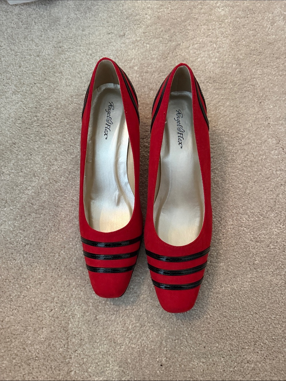 Women’s red short heels